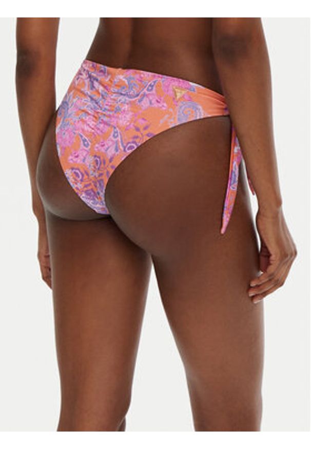 Guess Dół od bikini E5GO13 KCR52 Kolorowy. Materiał: syntetyk. Wzór: kolorowy