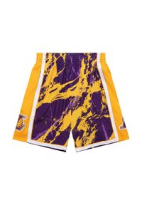 Mitchell & Ness - Szorty Los Angeles Lakers Swingman NBA Team Marble 2009/10. Kolor: fioletowy. Sport: koszykówka #1