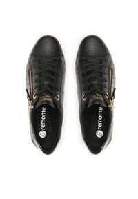 Remonte Sneakersy D0916-01 Czarny. Kolor: czarny. Materiał: skóra #5