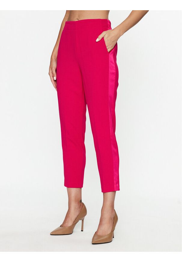 ViCOLO Spodnie materiałowe TR0251 Różowy Regular Fit. Kolor: różowy. Materiał: syntetyk