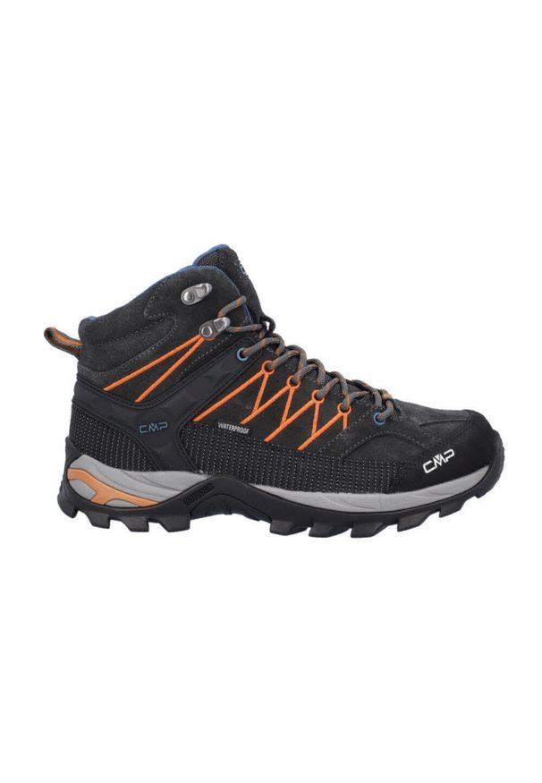 Buty trekkingowe męskie CMP Rigel Mid. Wysokość cholewki: za kostkę. Kolor: szary. Materiał: syntetyk, materiał. Szerokość cholewki: normalna. Sport: turystyka piesza