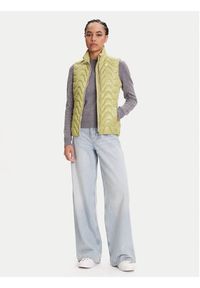 K-Way Bezrękawnik Viole K3122IW Zielony Slim Fit. Kolor: zielony. Materiał: syntetyk. Długość rękawa: bez rękawów #4