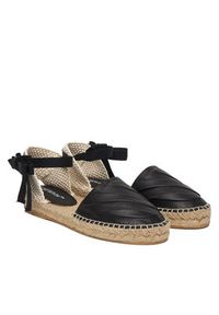 OFF-WHITE - Off-White Espadryle OWIB015S23LEA0011010 Czarny. Kolor: czarny. Materiał: skóra #4