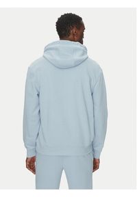 Hugo - HUGO Bluza Dapo 50486478 Błękitny Relaxed Fit. Kolor: niebieski. Materiał: bawełna #3