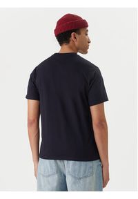 Hunter T-Shirt Essentials HARM0085252 Granatowy Regular Fit. Kolor: niebieski. Materiał: bawełna #3