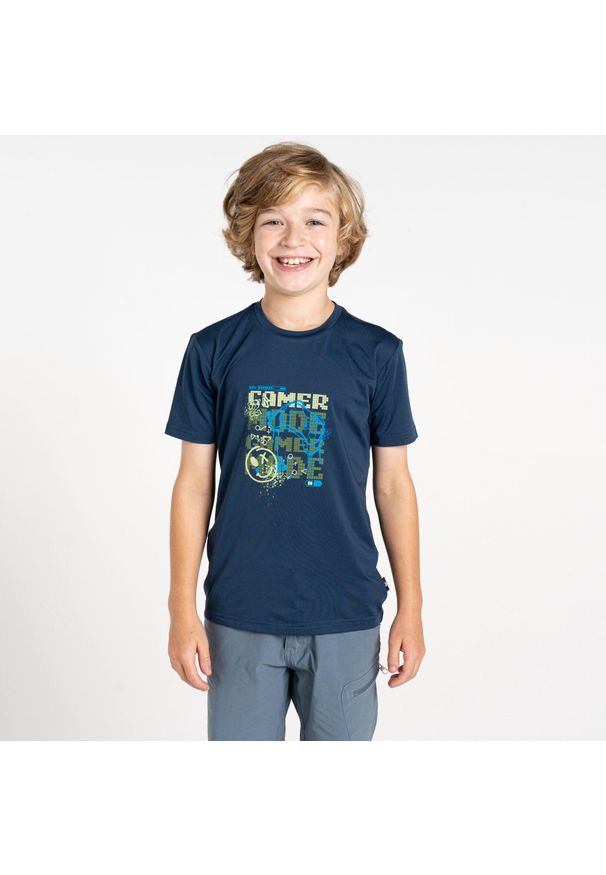 DARE 2B - Amuse II dziecięca koszulka. Kolor: niebieski. Sport: turystyka piesza