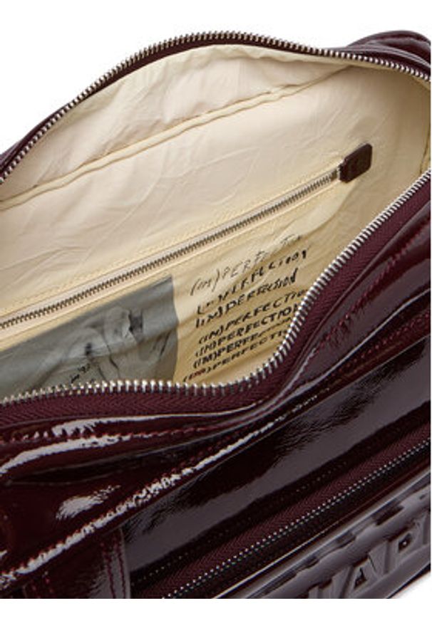 Patrizia Pepe Torebka 2B0125/L170-M558 Fioletowy. Kolor: fioletowy. Materiał: skórzane