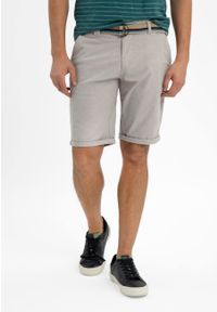 Volcano - Szorty z paskiem P-TER. Materiał: dzianina, materiał, bawełna. Długość: krótkie. Wzór: kolorowy. Sezon: lato. Styl: klasyczny #1