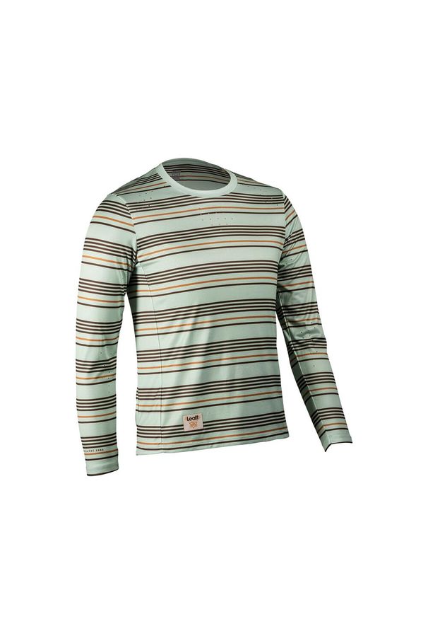 Koszulka rowerowa damska LEATT Jersey MTB Enduro 4.0 Women. Kolor: zielony. Materiał: jersey. Sport: kolarstwo