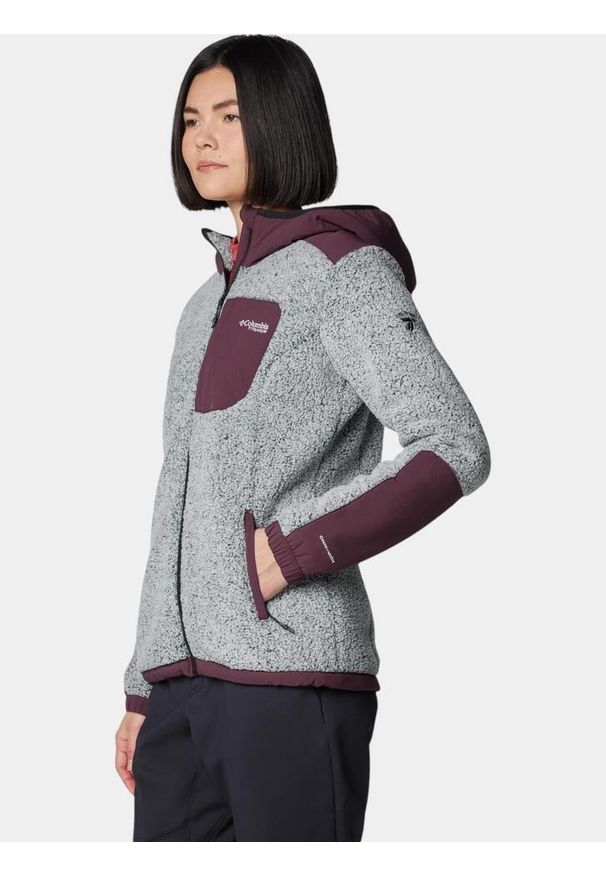columbia - Bluza Polarowa Damska Columbia Arctic Crest Sherpa. Kolor: wielokolorowy, czarny, szary, biały, czerwony. Materiał: polar