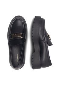 DeeZee Loafersy BLANCHE HY18638-4 Czarny. Kolor: czarny. Materiał: skóra #3