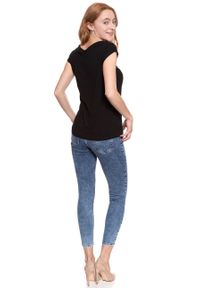 Wrangler - WRANGLER T SHIRT DAMSKI I LOVE TEE BLACK W700LEA01 112130872. Okazja: na co dzień. Wzór: nadruk. Styl: casual #9