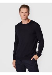 JOOP! Sweter 17 Jk-01Denny 30033516 Granatowy Regular Fit. Kolor: niebieski. Materiał: wełna