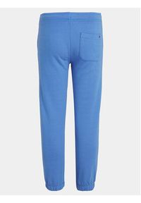 TOMMY HILFIGER - Tommy Hilfiger Spodnie dresowe Logo KB0KB08838 Niebieski Relaxed Fit. Kolor: niebieski. Materiał: bawełna #4