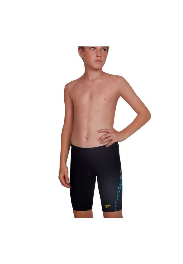Spodenki pływackie dla dzieci Speedo Hexagonal Jammer 8-09531D836. Materiał: materiał, elastan, poliamid. Długość: do kolan. Wzór: gładki, aplikacja
