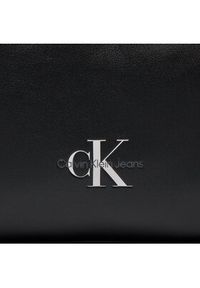 Calvin Klein Jeans Kosmetyczka Monogram Soft Washbag K50K511443 Czarny. Kolor: czarny. Materiał: skóra #4