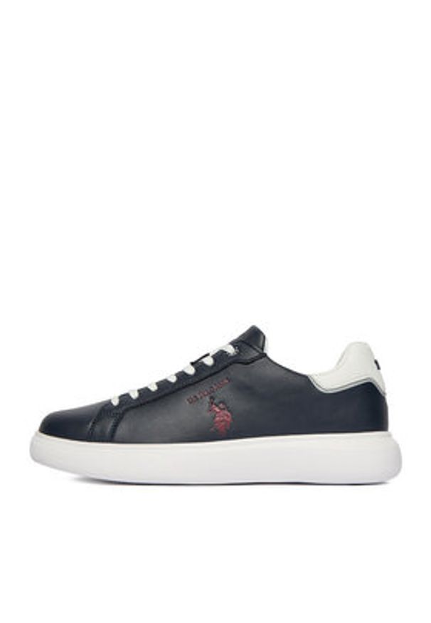 U.S. Polo Assn. Sneakersy EO-AUSTIN001M/6L1 Granatowy. Kolor: niebieski. Materiał: syntetyk, skóra