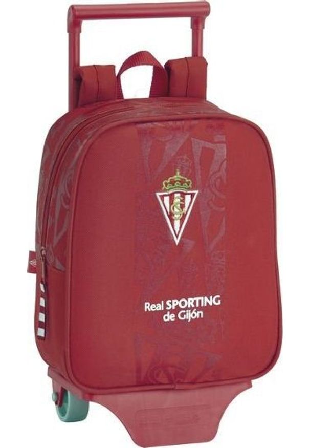 Real Sporting de Gijon Torba szkolna z kółkami 805 Real Sporting de Gijón Czerwony. Kolor: czerwony