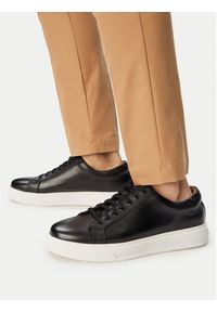 Clarks Sneakersy Goswell Tie 26186559 Czarny. Kolor: czarny. Materiał: skóra #5