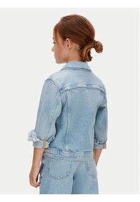 Calvin Klein Jeans Kurtka jeansowa LVCKSJD00G Niebieski Regular Fit. Kolor: niebieski. Materiał: bawełna #5