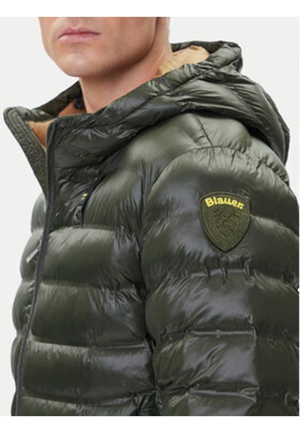 Blauer Kurtka przejściowa 25WBLUC02132 Zielony Regular Fit. Kolor: zielony. Materiał: syntetyk