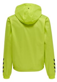 Kurtka do piłki nożnej dla dzieci Hummel Core XK Kids Spray Jacket. Kolor: żółty, wielokolorowy, zielony