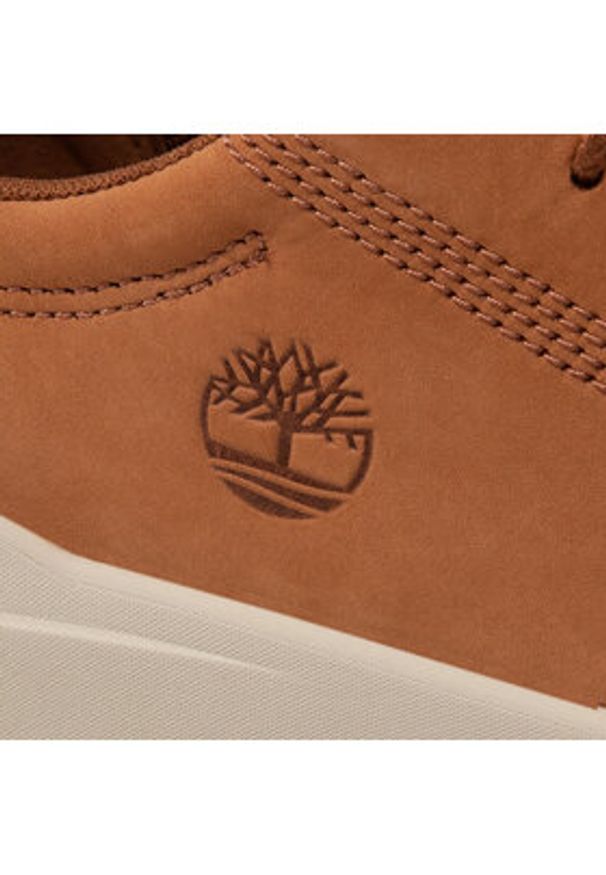Timberland Sneakersy Seneca Bay Oxford TB0A5S9CF13 Brązowy. Kolor: brązowy. Materiał: nubuk, skóra