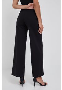 Drykorn spodnie Before damskie kolor czarny szerokie high waist. Stan: podwyższony. Kolor: czarny