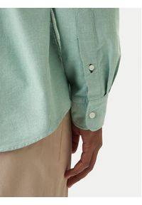 TOMMY HILFIGER - Tommy Hilfiger Koszula Solid Heritage MW0MW35774 Zielony Regular Fit. Kolor: zielony. Materiał: bawełna #5