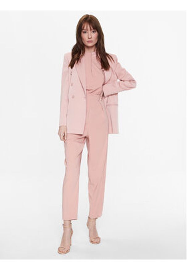 Pinko Kombinezon 100032 A0GI Różowy Regular Fit. Kolor: różowy. Materiał: syntetyk