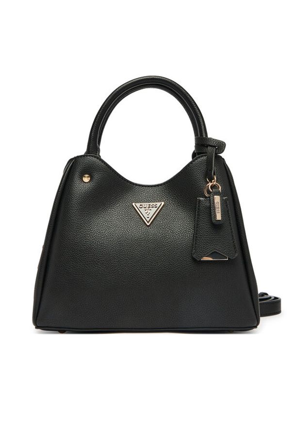 Guess Torebka Meridian II HWBG69 74050 Czarny. Kolor: czarny. Materiał: skórzane