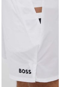 Boss Green szorty x Matteo Berrettini męskie kolor biały. Kolor: biały. Wzór: nadruk #4