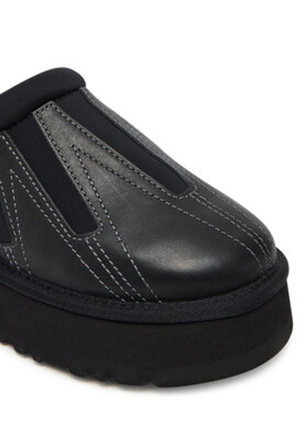 Ugg Kapcie W Tazz Sunwave 1169771 Czarny. Kolor: czarny. Materiał: zamsz, skóra