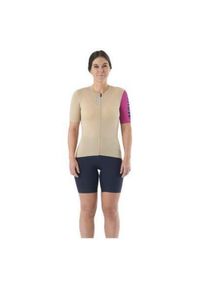 MAVIC - Damski jersey Mavic Essential. Kolor: beżowy, różowy, wielokolorowy. Materiał: jersey. Sport: kolarstwo