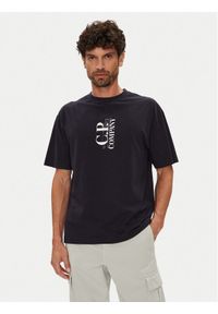 C.P. Company T-Shirt 19CMTS092A005100W Granatowy Regular Fit. Kolor: niebieski. Materiał: bawełna