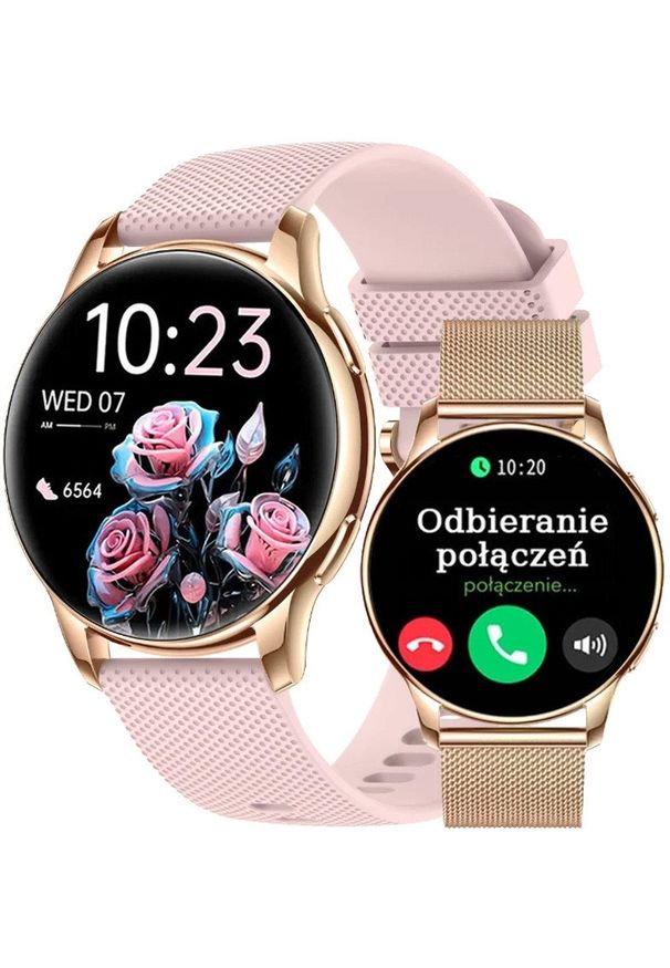 Zegarek SMARTWATCH Rubicon F30-SMA rose gold/pink. Rodzaj zegarka: smartwatch