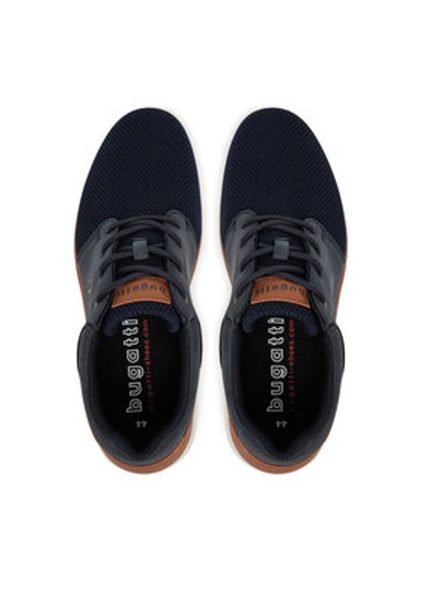 Bugatti Półbuty 341-AFA01-6900 Granatowy. Kolor: niebieski. Materiał: materiał