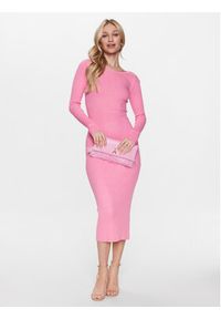 Edited Sukienka dzianinowa EDT7006003 Różowy Fitted Fit. Kolor: różowy. Materiał: dzianina, wiskoza #5