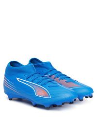 Puma Buty do piłki nożnej Ultra 6 Play+ Fg/Ag 108548 01 Niebieski. Kolor: niebieski. Materiał: skóra #6