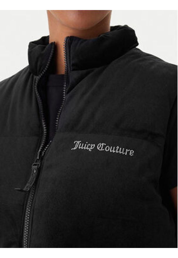 Juicy Couture Bezrękawnik Lightening JCOGL225551 Czarny Regular Fit. Kolor: czarny. Materiał: syntetyk. Długość rękawa: bez rękawów