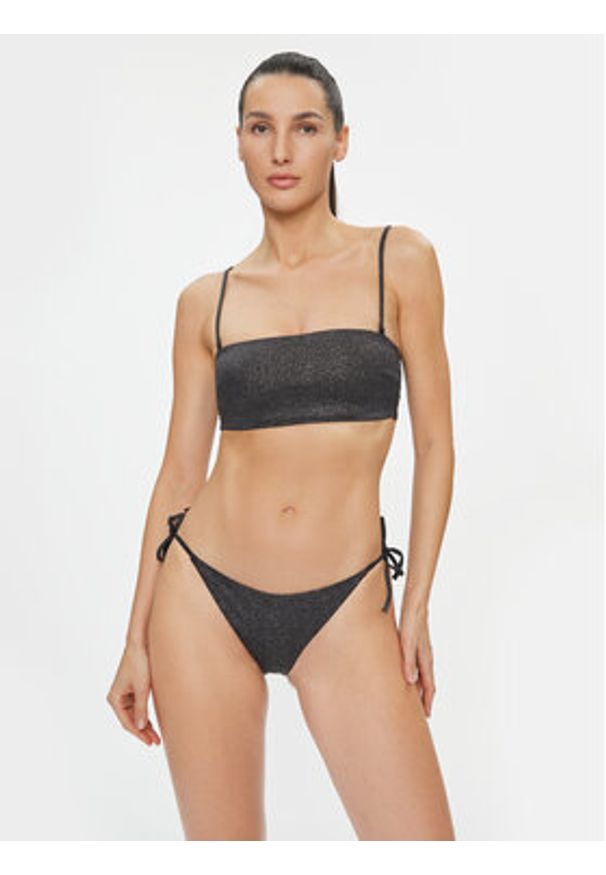 Calvin Klein Swimwear Dół od bikini KW0KW02277 Czarny. Kolor: czarny. Materiał: syntetyk