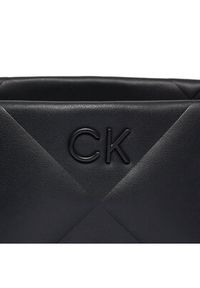 Calvin Klein Torebka Quilt K60K611666 Czarny. Kolor: czarny. Materiał: skórzane #4