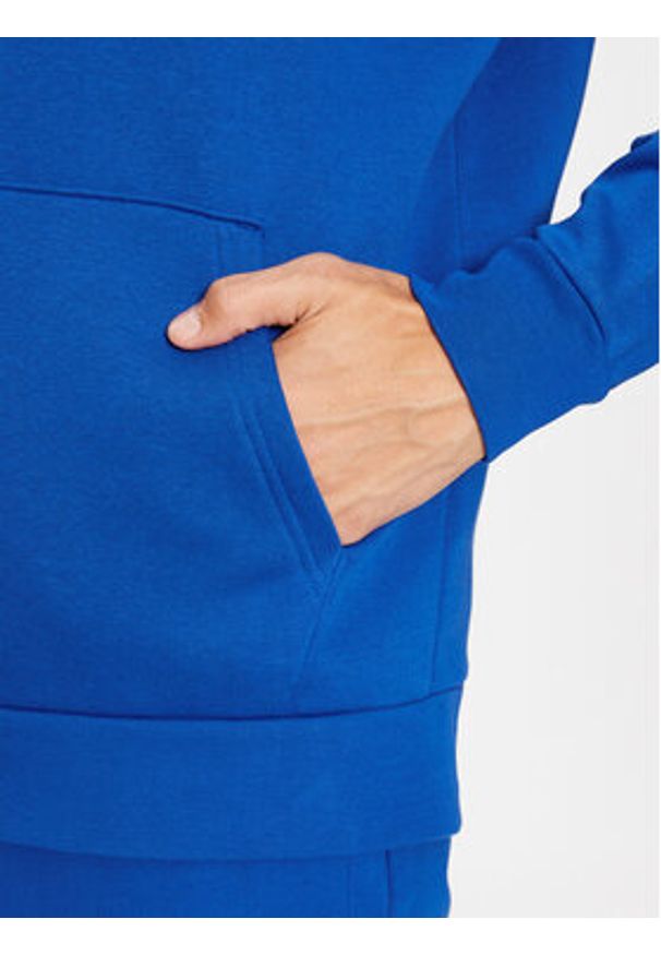 Under Armour Bluza Ua Essential Fleece Fz Hood 1373881 Niebieski Loose Fit. Kolor: niebieski. Materiał: bawełna