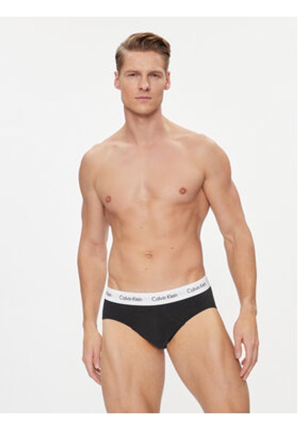 Calvin Klein Underwear Komplet 3 par slipów 0000U2661G Kolorowy. Materiał: bawełna. Wzór: kolorowy