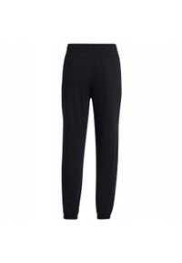 Under Armour - Spodnie Do Biegania Rival French Terry Dla Kobiet. Kolor: czarny. Sport: turystyka piesza