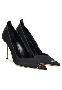 Elisabetta Franchi Szpilki SA-12L-56E2- V640 Czarny. Kolor: czarny. Materiał: materiał. Obcas: na szpilce #2