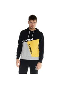 LEONE 1947 APPAREL - Męska bluza z blokami kolorów Leone Active. Kolor: czarny. Materiał: tkanina. Sport: fitness #1