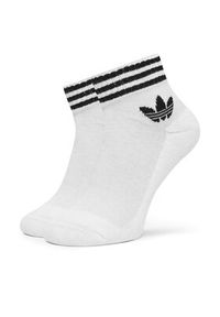 Adidas - adidas Zestaw 3 par wysokich skarpet unisex 3-Stripes JV7437 Kolorowy. Materiał: materiał, bawełna. Wzór: kolorowy #6
