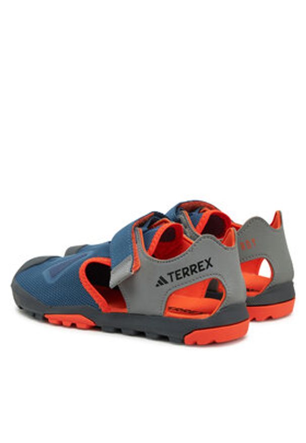 Adidas - adidas Sandały Terrex Captain Toey 2.0 ID5243 Granatowy. Kolor: niebieski. Materiał: materiał