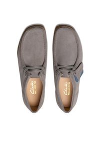 Clarks Półbuty WallabeeEVOSh 26181477 Szary. Kolor: szary. Materiał: skóra, zamsz #5